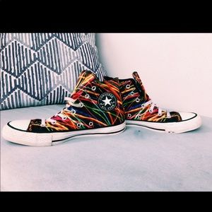 Laser converse sneakers